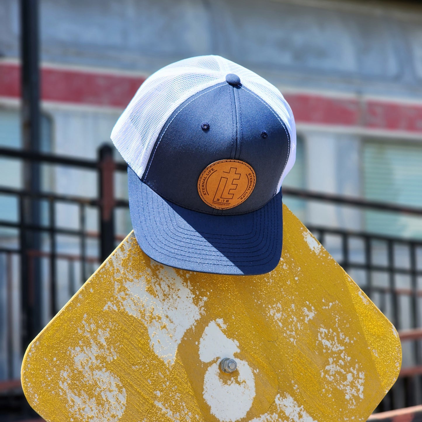 Snap Back Leather Patches